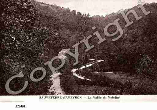 Ville de SAUVETERREDEROUERGUE, carte postale ancienne