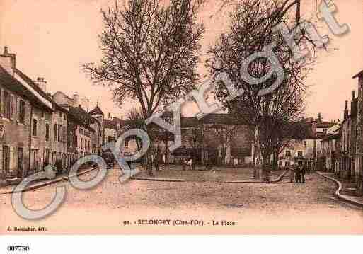 Ville de SELONGEY, carte postale ancienne