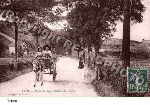 Ville de SENS, carte postale ancienne