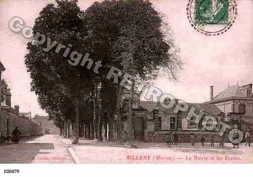 Ville de SILLERY, carte postale ancienne