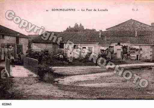 Ville de SOMMELONNE, carte postale ancienne