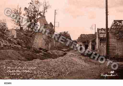 Ville de THELUS, carte postale ancienne