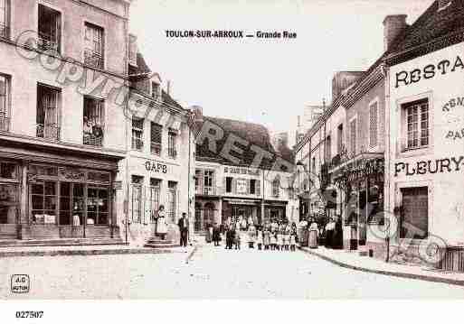 Ville de TOULONSURARROUX, carte postale ancienne