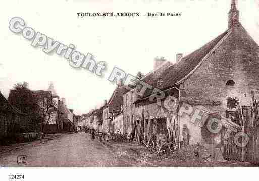 Ville de TOULONSURARROUX, carte postale ancienne