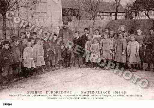 Ville de UEBERKUMEN, carte postale ancienne