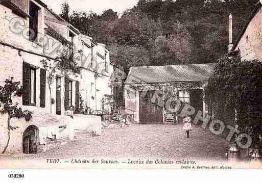 Ville de VERT, carte postale ancienne