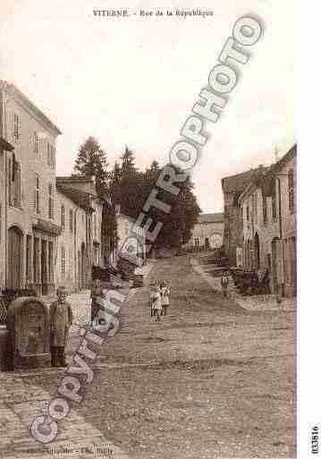 Ville de VITERNE, carte postale ancienne