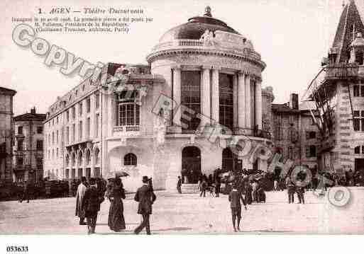 Ville de AGEN, carte postale ancienne