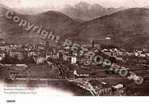 Ville de ARLESSURTECH, carte postale ancienne