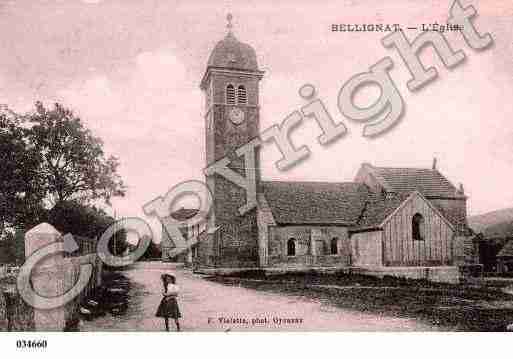 Ville de BELLIGNAT, carte postale ancienne