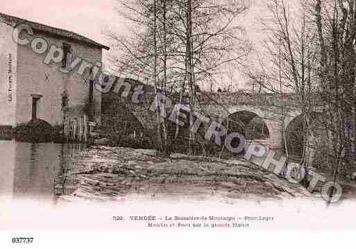 Ville de BOISSIEREDEMONTAIGU(LA), carte postale ancienne