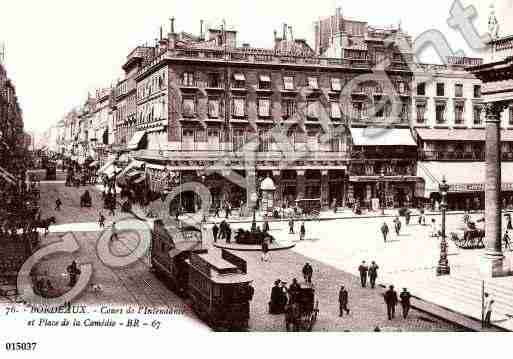 Ville de BORDEAUX, carte postale ancienne