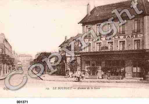 Ville de BOURGET(LE), carte postale ancienne