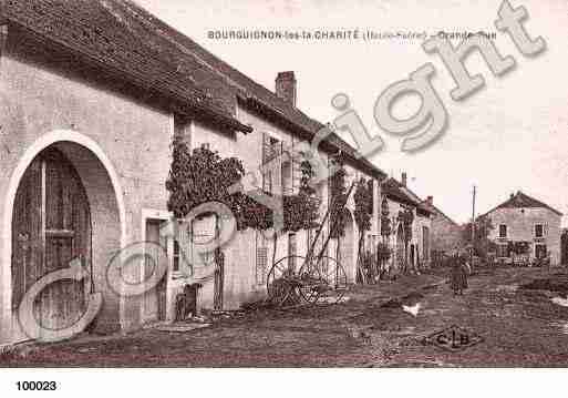 Ville de BOURGUIGNONLESLACHARITE, carte postale ancienne