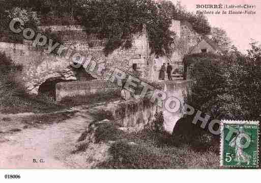 Ville de BOURRE, carte postale ancienne