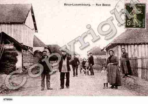 Ville de BOUYLUXEMBOURG, carte postale ancienne