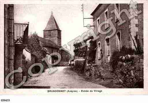 Ville de BRANDONNET, carte postale ancienne