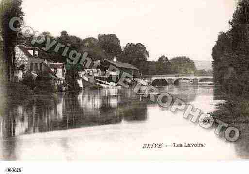 Ville de BRIVELAGAILLARDE, carte postale ancienne