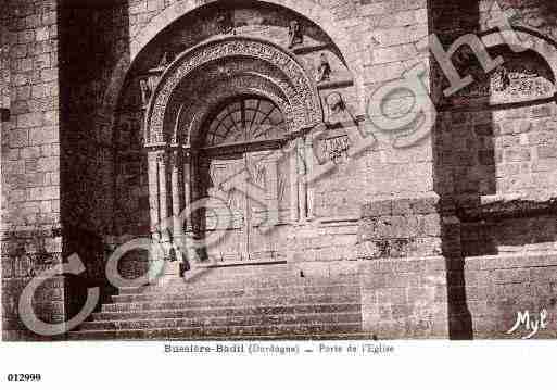 Ville de BUSSIEREBADIL, carte postale ancienne