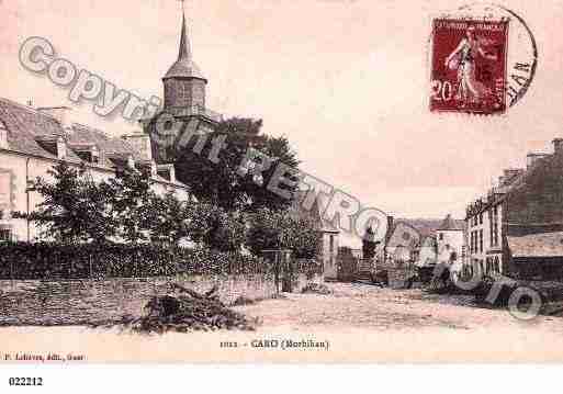 Ville de CARO, carte postale ancienne