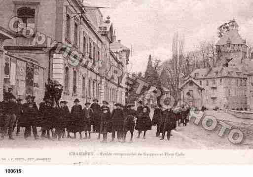 Ville de CHAMBERY, carte postale ancienne