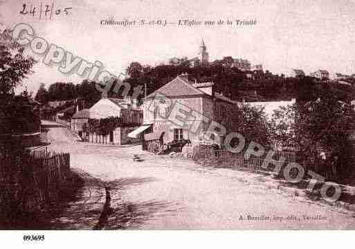 Ville de CHATEAUFORT, carte postale ancienne