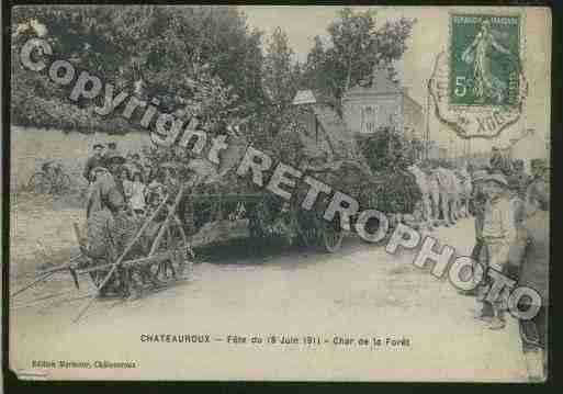 Ville de CHATEAUROUX, carte postale ancienne