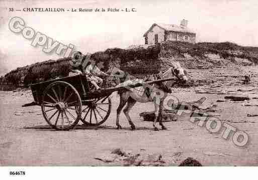 Ville de CHATELAILLONPLAGE, carte postale ancienne