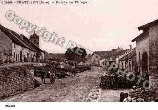 Ville de CHATILLON, carte postale ancienne