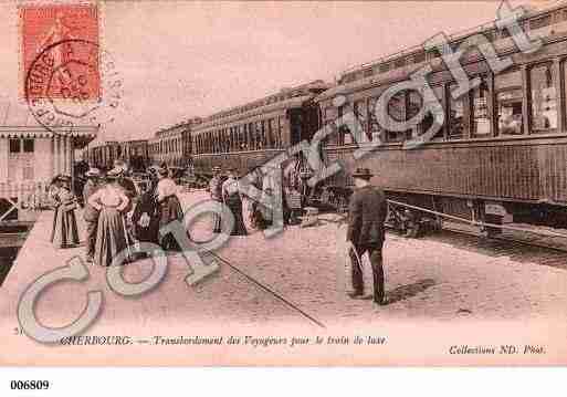 Ville de CHERBOURG, carte postale ancienne