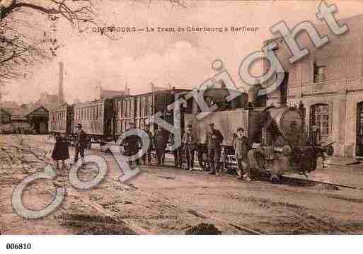 Ville de CHERBOURG, carte postale ancienne