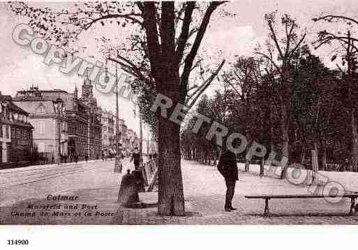 Ville de COLMAR, carte postale ancienne