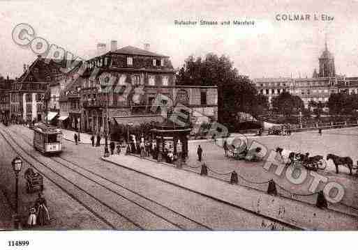 Ville de COLMAR, carte postale ancienne