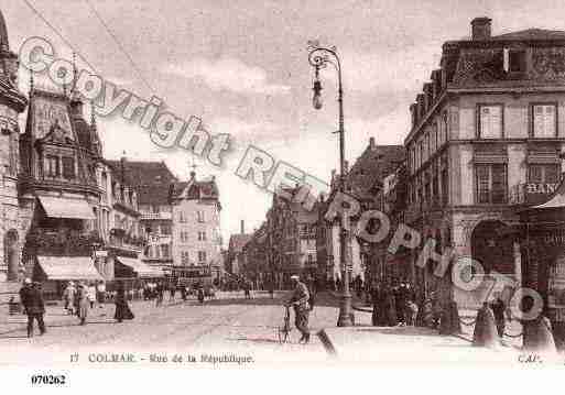 Ville de COLMAR, carte postale ancienne