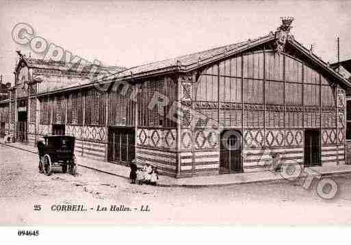 Ville de CORBEILESSONNES, carte postale ancienne