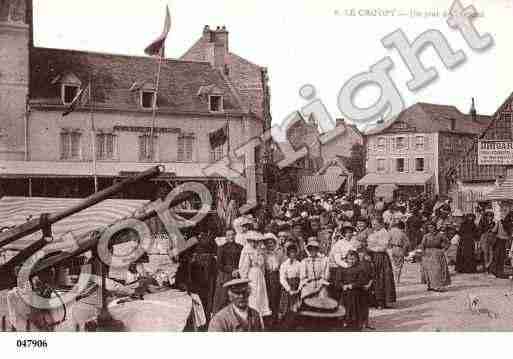 Ville de CROTOY(LE), carte postale ancienne