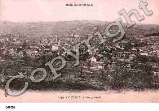 Ville de CUSSET, carte postale ancienne