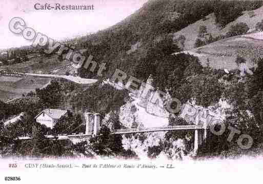 Ville de CUSY, carte postale ancienne