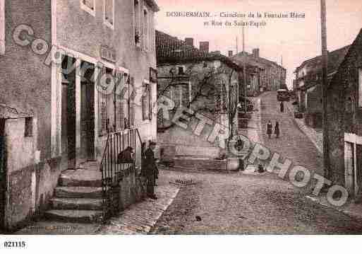 Ville de DOMGERMAIN, carte postale ancienne