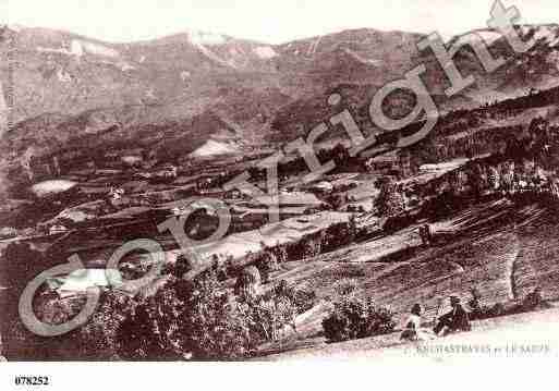 Ville de ENCHASTRAYES, carte postale ancienne