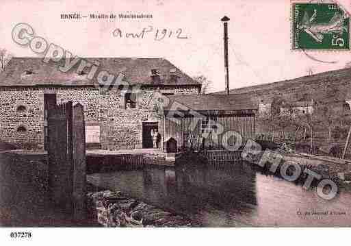 Ville de ERNEE, carte postale ancienne