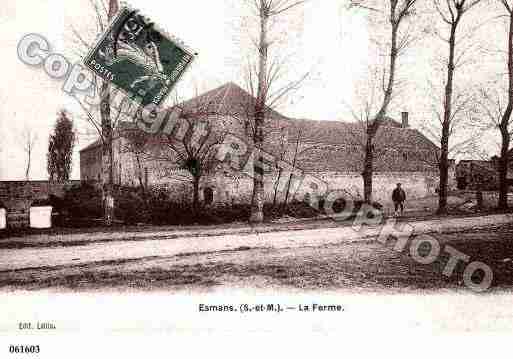 Ville de ESMANS, carte postale ancienne Ville de ESMANS, carte postale ancienne
