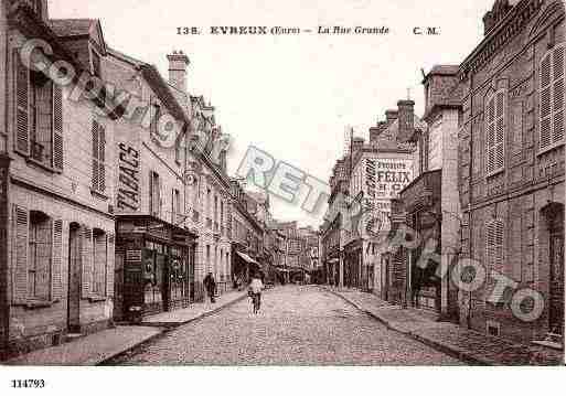 Ville de EVREUX, carte postale ancienne
