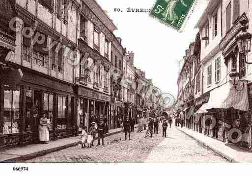 Ville de EVREUX, carte postale ancienne