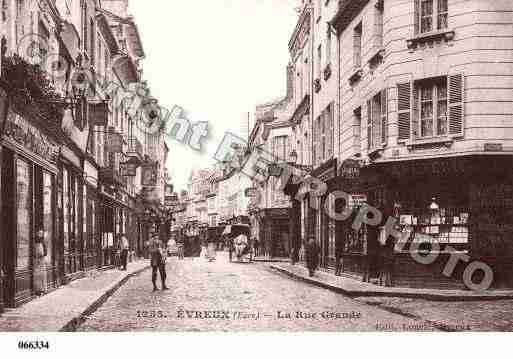 Ville de EVREUX, carte postale ancienne