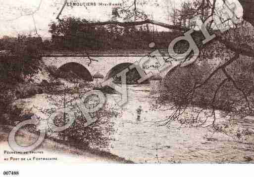 Ville de EYMOUTIERS, carte postale ancienne