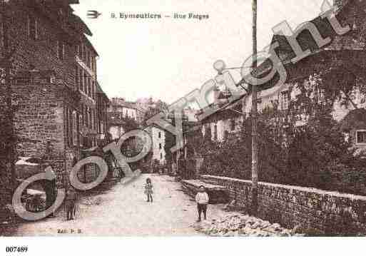 Ville de EYMOUTIERS, carte postale ancienne