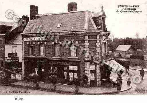 Ville de FORGESLESEAUX, carte postale ancienne