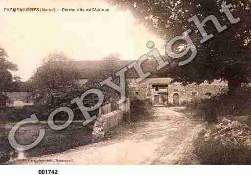 Ville de FROMENTIERES, carte postale ancienne