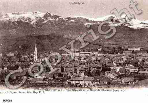 Ville de GAP, carte postale ancienne